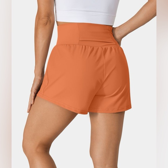 HALARA Women's Athletic Shorts - Orange - Picture 2 of 8